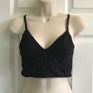 Black lace Free People Bralette